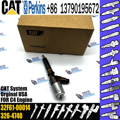 Diesel engine fuel injector 3204740 326-4756 32F61-00014 for Caterpillar C6.4 C4.2