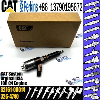 Diesel engine fuel injector 3204740 326-4756 32F61-00014 for Caterpillar C6.4 C4.2
