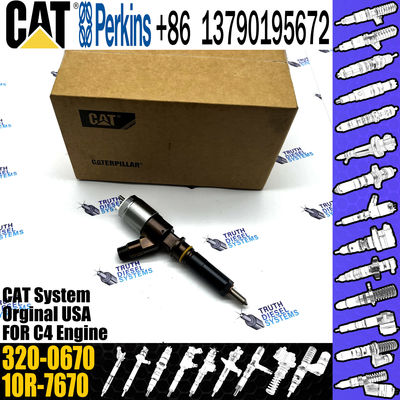 Diesel Common Rail Fuel Injector assembly 10R-7670 320-0670 for C-aterpillar C4.2/C6.4 engine