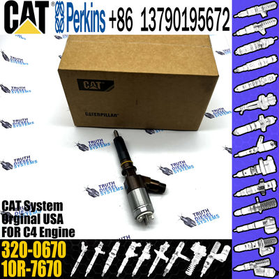 Diesel Common Rail Fuel Injector assembly 10R-7670 320-0670 for C-aterpillar C4.2/C6.4 engine