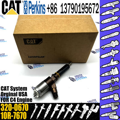 Diesel Common Rail Fuel Injector assembly 10R-7670 320-0670 for C-aterpillar C4.2/C6.4 engine
