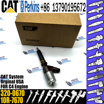 Diesel Common Rail Fuel Injector assembly 10R-7670 320-0670 for C-aterpillar C4.2/C6.4 engine