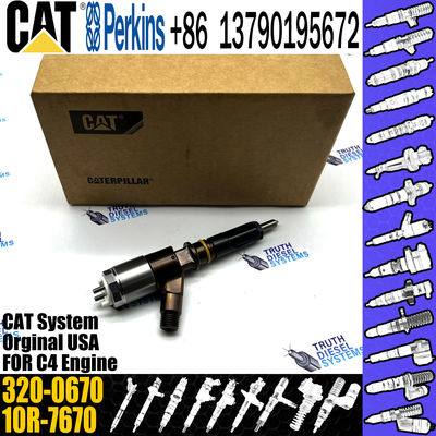 Diesel Common Rail Fuel Injector assembly 10R-7670 320-0670 for C-aterpillar C4.2/C6.4 engine