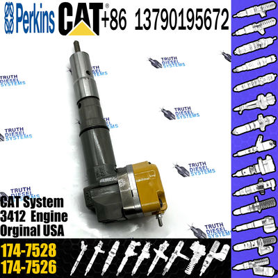 3412E Engine Diesel Injector 174-7526 232-1183 Common Rail Injector 174-7528