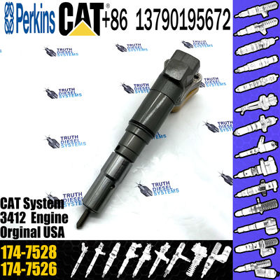3412E Engine Diesel Injector 174-7526 232-1183 Common Rail Injector 174-7528