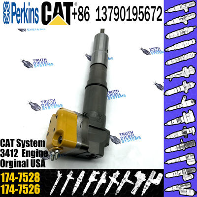 3412E Engine Diesel Injector 174-7526 232-1183 Common Rail Injector 174-7528