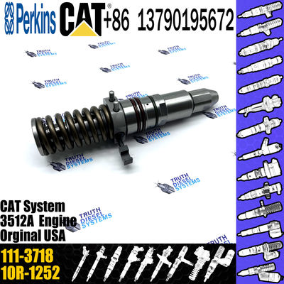Cat 3508 3512 3516 Engine Excavator Common Rail Fuel Injector 111-3718 1113718 0R-8338 0R8338 For Caterpillar 111-3718