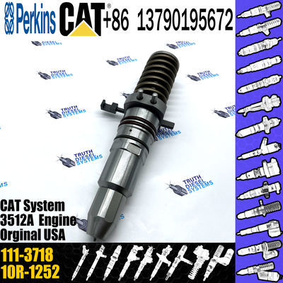 Cat 3508 3512 3516 Engine Excavator Common Rail Fuel Injector 111-3718 1113718 0R-8338 0R8338 For Caterpillar 111-3718
