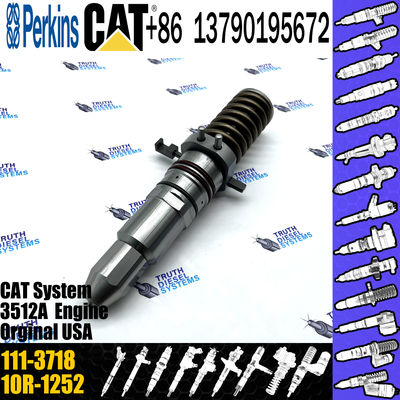 Cat 3508 3512 3516 Engine Excavator Common Rail Fuel Injector 111-3718 1113718 0R-8338 0R8338 For Caterpillar 111-3718