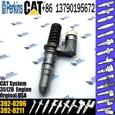 Cat 3508B 3512B 3516B 3512C 3516C Engine Injector diesel common Rail Fuel Injector 392-0206 20R-1270 for Caterpillar 392