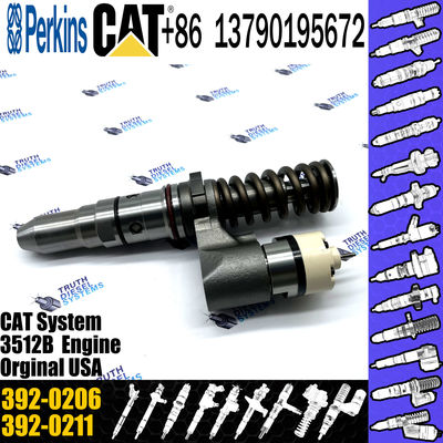 Cat 3508B 3512B 3516B 3512C 3516C Engine Injector diesel common Rail Fuel Injector 392-0206 20R-1270 for Caterpillar 392
