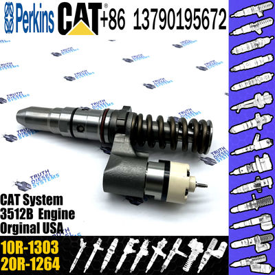 Cat 3512B 3516B Engine Injector diesel common Rail Fuel Injector 250-1302 10R-1303 for Caterpillar 3512B
