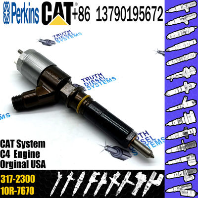 Common Rail Injector For CAT 320D excavator C6 C6.4 diesel 326-4700 3264700 fuel injector 317-2300