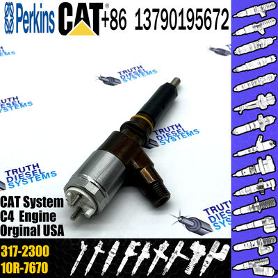 Common Rail Injector For CAT 320D excavator C6 C6.4 diesel 326-4700 3264700 fuel injector 317-2300