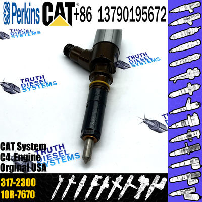 Common Rail Injector For CAT 320D excavator C6 C6.4 diesel 326-4700 3264700 fuel injector 317-2300