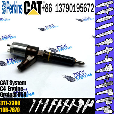 Common Rail Injector For CAT 320D excavator C6 C6.4 diesel 326-4700 3264700 fuel injector 317-2300