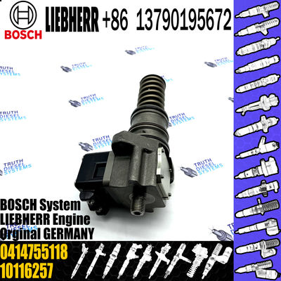 BOSCH injetor 0414755118 0414755018 10116257 Diesel fuel Unit pump assembly 0414755118 10116257 for LIEBHERR engine