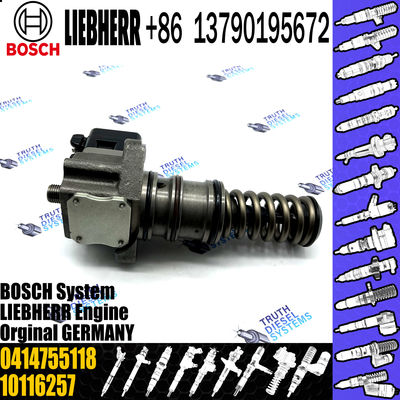 BOSCH injetor 0414755118 0414755018 10116257 Diesel fuel Unit pump assembly 0414755118 10116257 for LIEBHERR engine