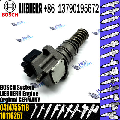 BOSCH injetor 0414755118 0414755018 10116257 Diesel fuel Unit pump assembly 0414755118 10116257 for LIEBHERR engine