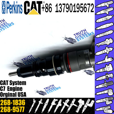Cat C7 Engine spare parts Common Rail Inyectores Diesel Fuel Injector Nozzles 2681836 268-1836 For Caterpillar