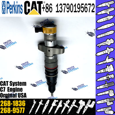 Cat C7 Engine spare parts Common Rail Inyectores Diesel Fuel Injector Nozzles 2681836 268-1836 For Caterpillar