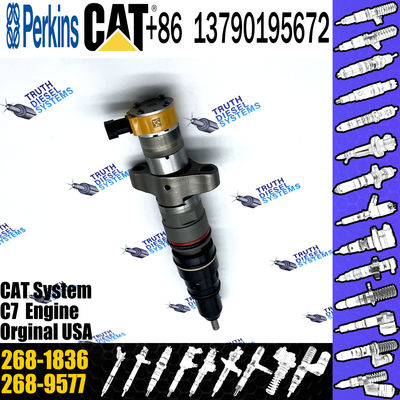 Cat C7 Engine spare parts Common Rail Inyectores Diesel Fuel Injector Nozzles 2681836 268-1836 For Caterpillar