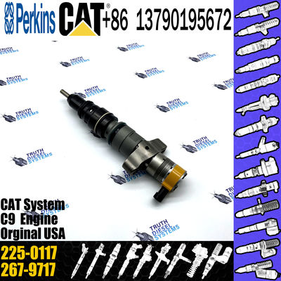 Cat C9 engine injectors 2250117 Common Rail Fuel Injector 225-0117 for Caterpillar c9 injectors 225 0117