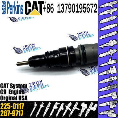 Cat C9 engine injectors 2250117 Common Rail Fuel Injector 225-0117 for Caterpillar c9 injectors 225 0117