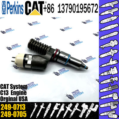 Diesel Engine Fuel Injector Excavator Accessories Diesel Motor Parts 2490713 249-0713 for Caterpillar CAT 16M 345C 345D