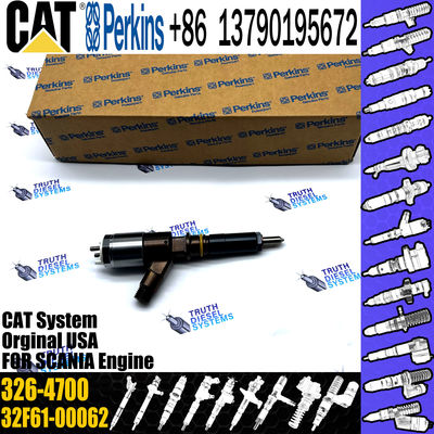 Diesel Fuel Injector 326-4700 32F61-00062 For CAT 320D Excavator C6.4 Engine