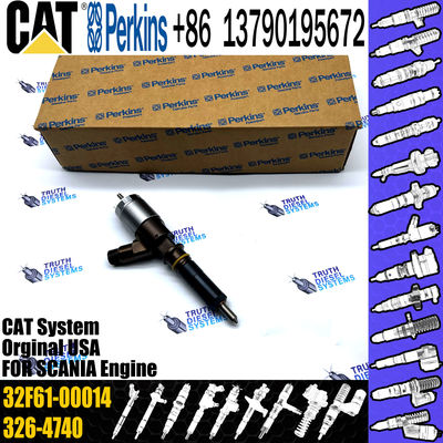 Diesel engine fuel injector 320-4740 326-4756 32F61-00014 for Caterpillar C6.4 C4.2 320D
