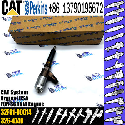 Diesel engine fuel injector 320-4740 326-4756 32F61-00014 for Caterpillar C6.4 C4.2 320D
