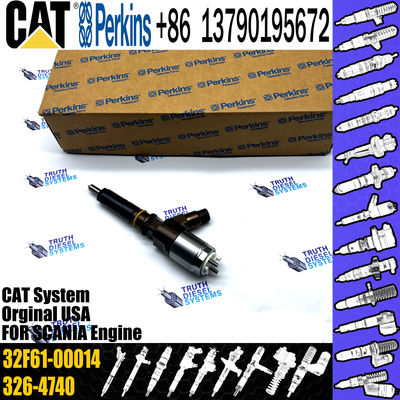 Diesel engine fuel injector 320-4740 326-4756 32F61-00014 for Caterpillar C6.4 C4.2 320D