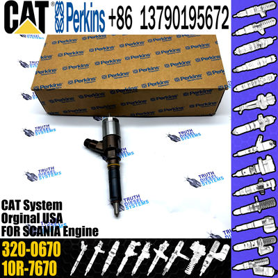 Diesel Common Rail Fuel Injector assembly 10R-7670 320-0670 for C-aterpillar C4.2/C6.4 engine