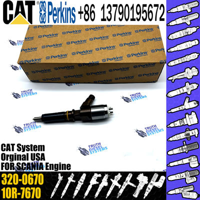 Diesel Common Rail Fuel Injector assembly 10R-7670 320-0670 for C-aterpillar C4.2/C6.4 engine