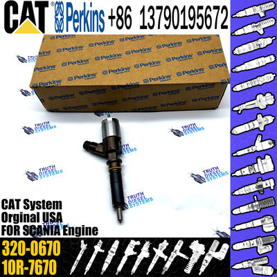 Diesel Common Rail Fuel Injector assembly 10R-7670 320-0670 for C-aterpillar C4.2/C6.4 engine