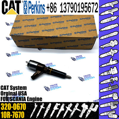 Diesel Common Rail Fuel Injector assembly 10R-7670 320-0670 for C-aterpillar C4.2/C6.4 engine