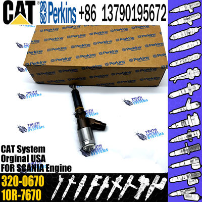 Diesel Common Rail Fuel Injector assembly 10R-7670 320-0670 for C-aterpillar C4.2/C6.4 engine