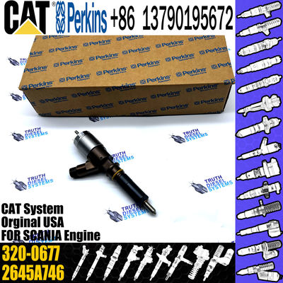 Common Rail C6.6 Diesel Engine Fuel Injector 10R-7673 2645A749 320-0680 320-0677