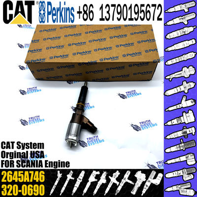 Diesel Engine Fuel Injector 320-0677 10R-7671 2645A746 Common Rail Injector 2645A746