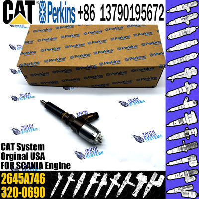 Diesel Engine Fuel Injector 320-0677 10R-7671 2645A746 Common Rail Injector 2645A746