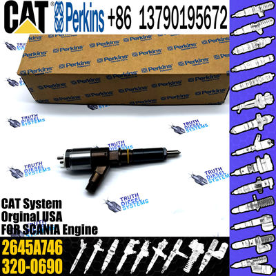 Diesel Engine Fuel Injector 320-0677 10R-7671 2645A746 Common Rail Injector 2645A746