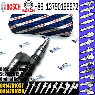 0414701062 0414701037 1766549 Diesel Fuel Unit Injector With Nozzle DLLA145P1543 For Scania Engine