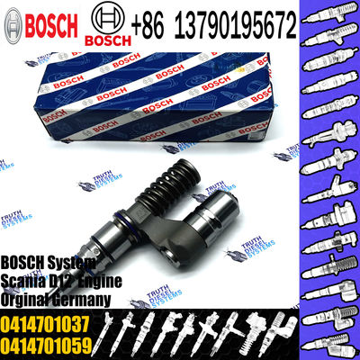 0414701062 0414701037 1766549 Diesel Fuel Unit Injector With Nozzle DLLA145P1543 For Scania Engine