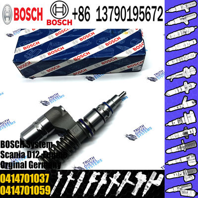 0414701062 0414701037 1766549 Diesel Fuel Unit Injector With Nozzle DLLA145P1543 For Scania Engine