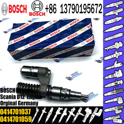 0414701062 0414701037 1766549 Diesel Fuel Unit Injector With Nozzle DLLA145P1543 For Scania Engine
