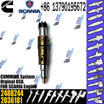 Common Rail Fuel Injector 2488244 574232 574422 2036181 2872405 1846348 4984854 for Scania DC09 DC13 DC16 Cummins