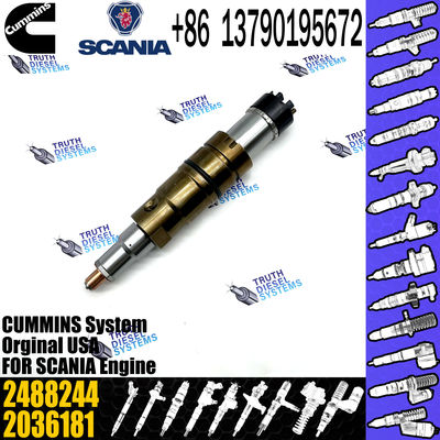 Common Rail Fuel Injector 2488244 574232 574422 2036181 2872405 1846348 4984854 for Scania DC09 DC13 DC16 Cummins