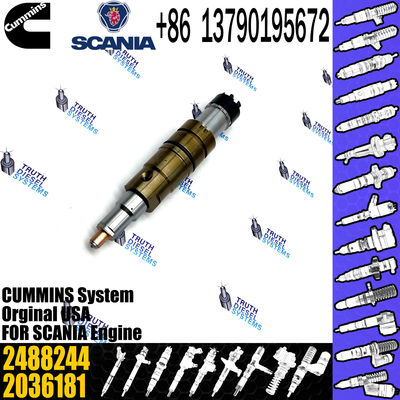 Common Rail Fuel Injector 2488244 574232 574422 2036181 2872405 1846348 4984854 for Scania DC09 DC13 DC16 Cummins
