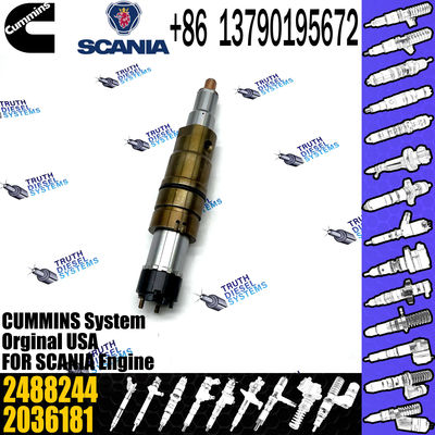 Common Rail Fuel Injector 2488244 574232 574422 2036181 2872405 1846348 4984854 for Scania DC09 DC13 DC16 Cummins